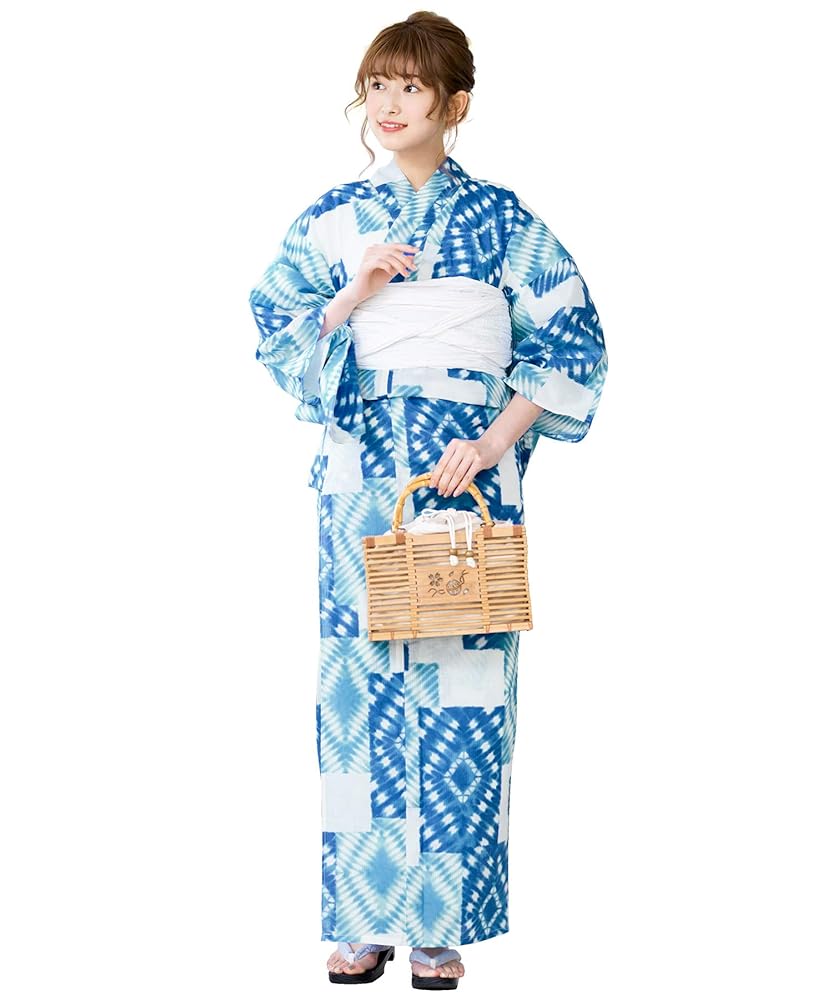 SOUBIEN 浴衣・帯　フリーサイズ SOUBIEN 浴衣 レディース セット 浴衣セット 兵児帯 大人 3点